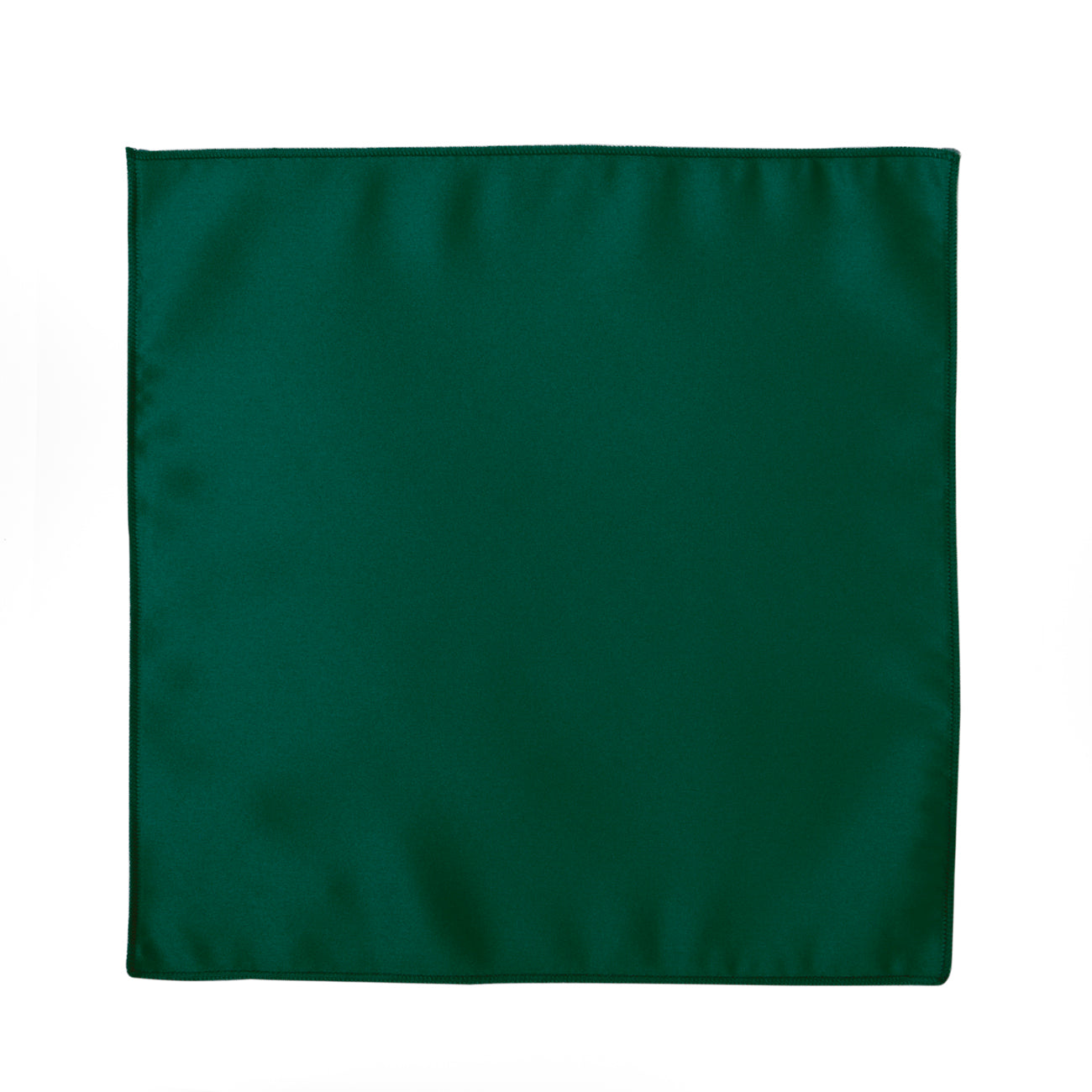 Hunter Green Satin Pocket Square