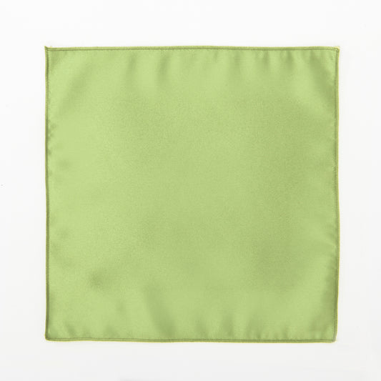 Lime Green Satin Pocket Square