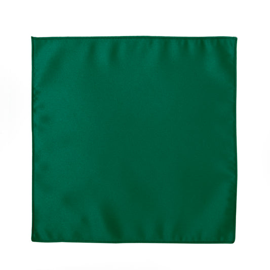 Emerald Green Satin Pocket Square