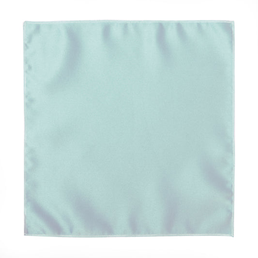 Light Blue Satin Pocket Square