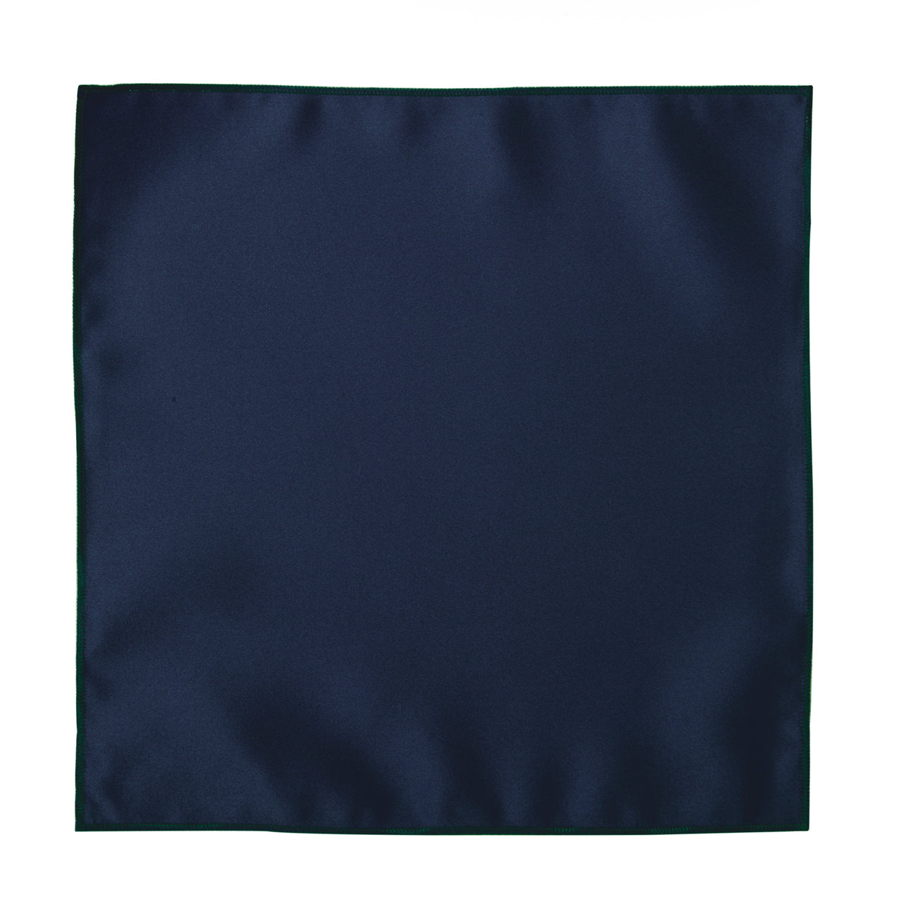 Navy Satin Pocket Square