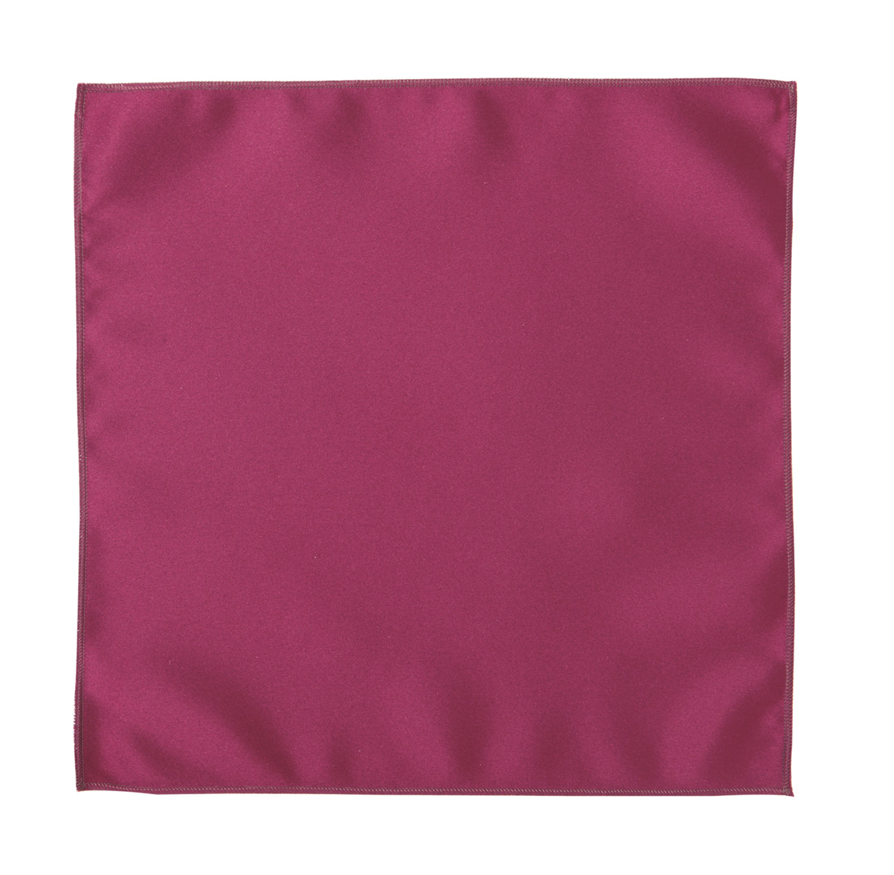 Raspberry Satin Pocket Square