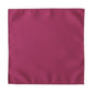 Raspberry Satin Pocket Square