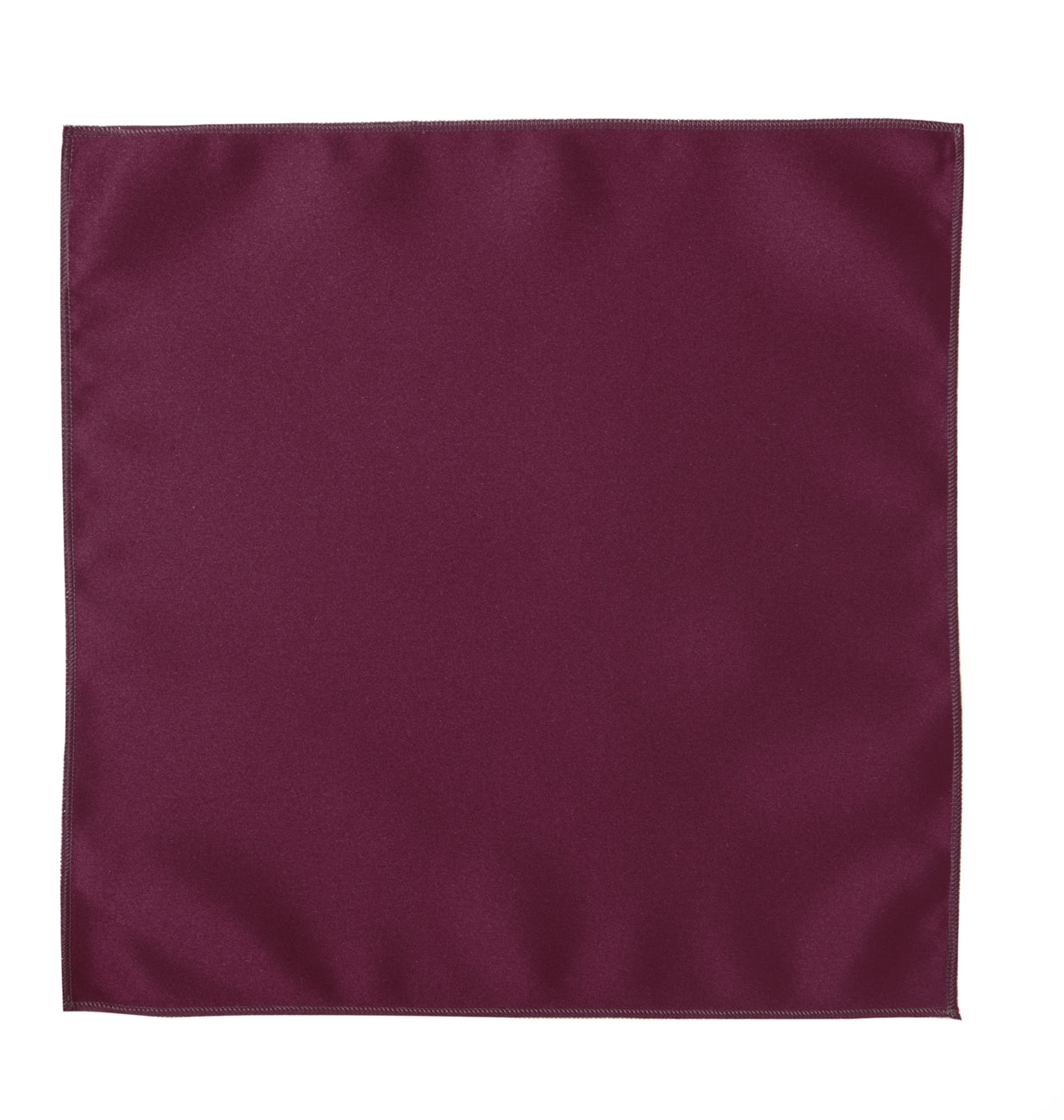 Berry Satin Pocket Square