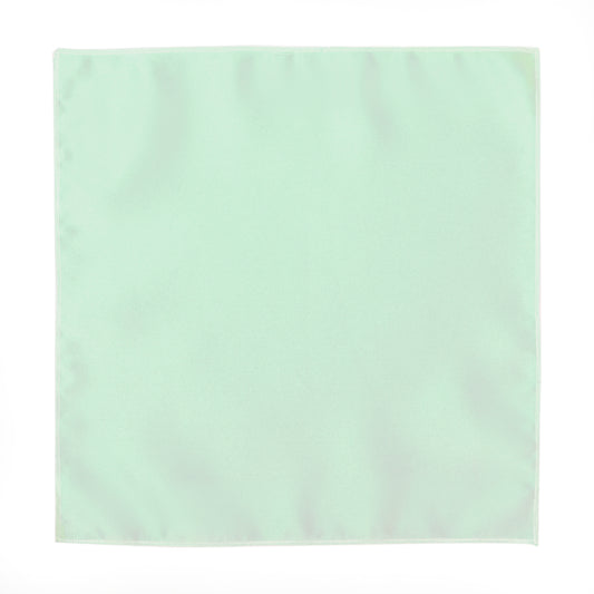 Mint Satin Pocket Square