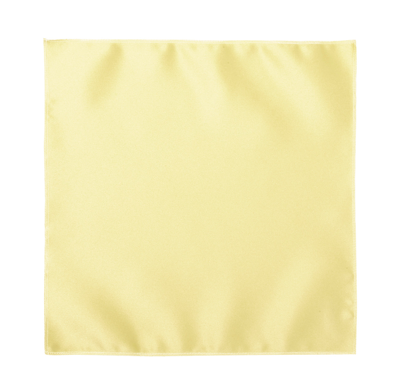 Buttercup Satin Pocket Square