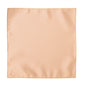 Peach Satin Pocket Square