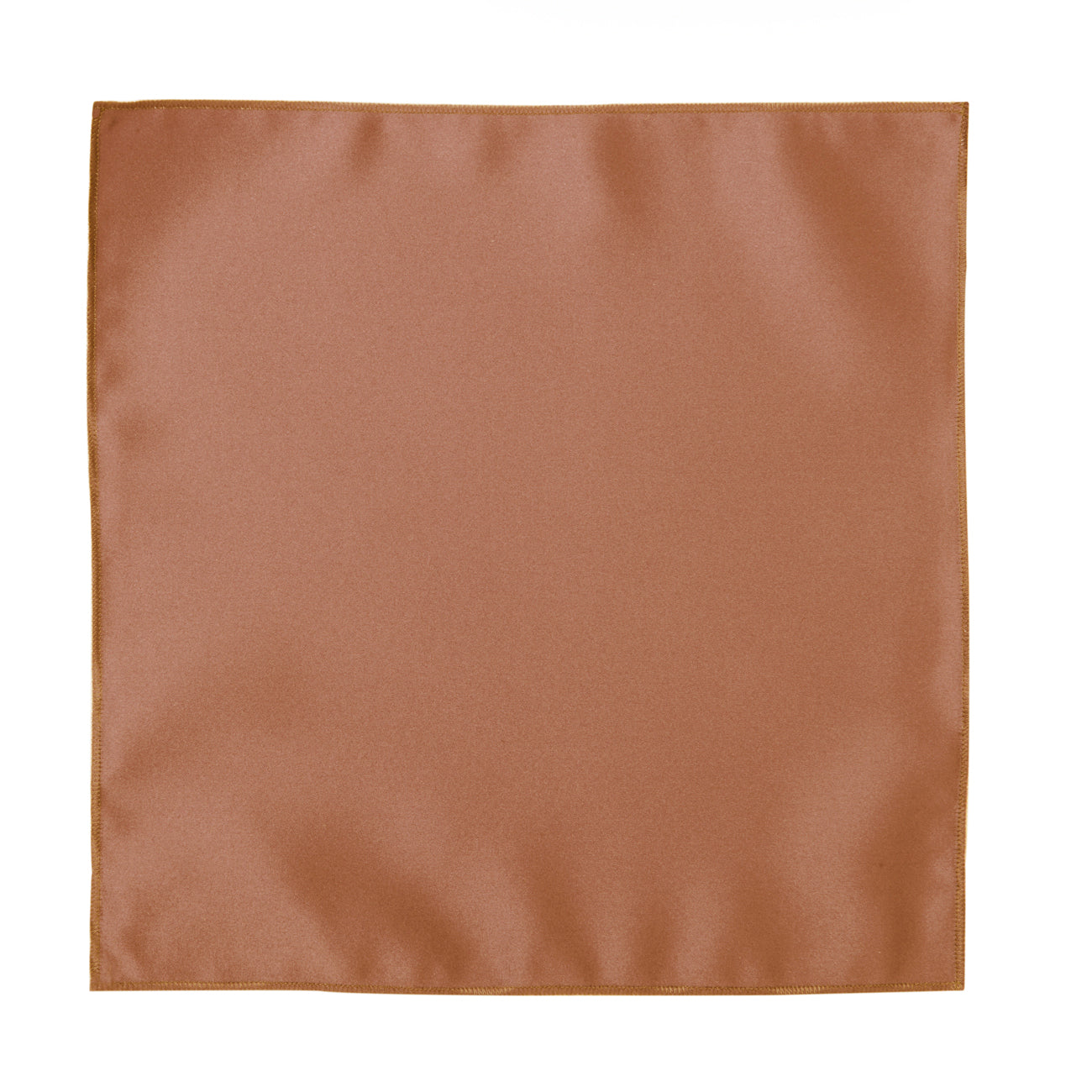 Ginger Satin Pocket Square