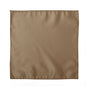 Mocha Satin Pocket Square