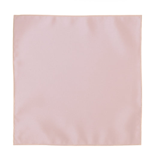 Blush Satin Pocket Square