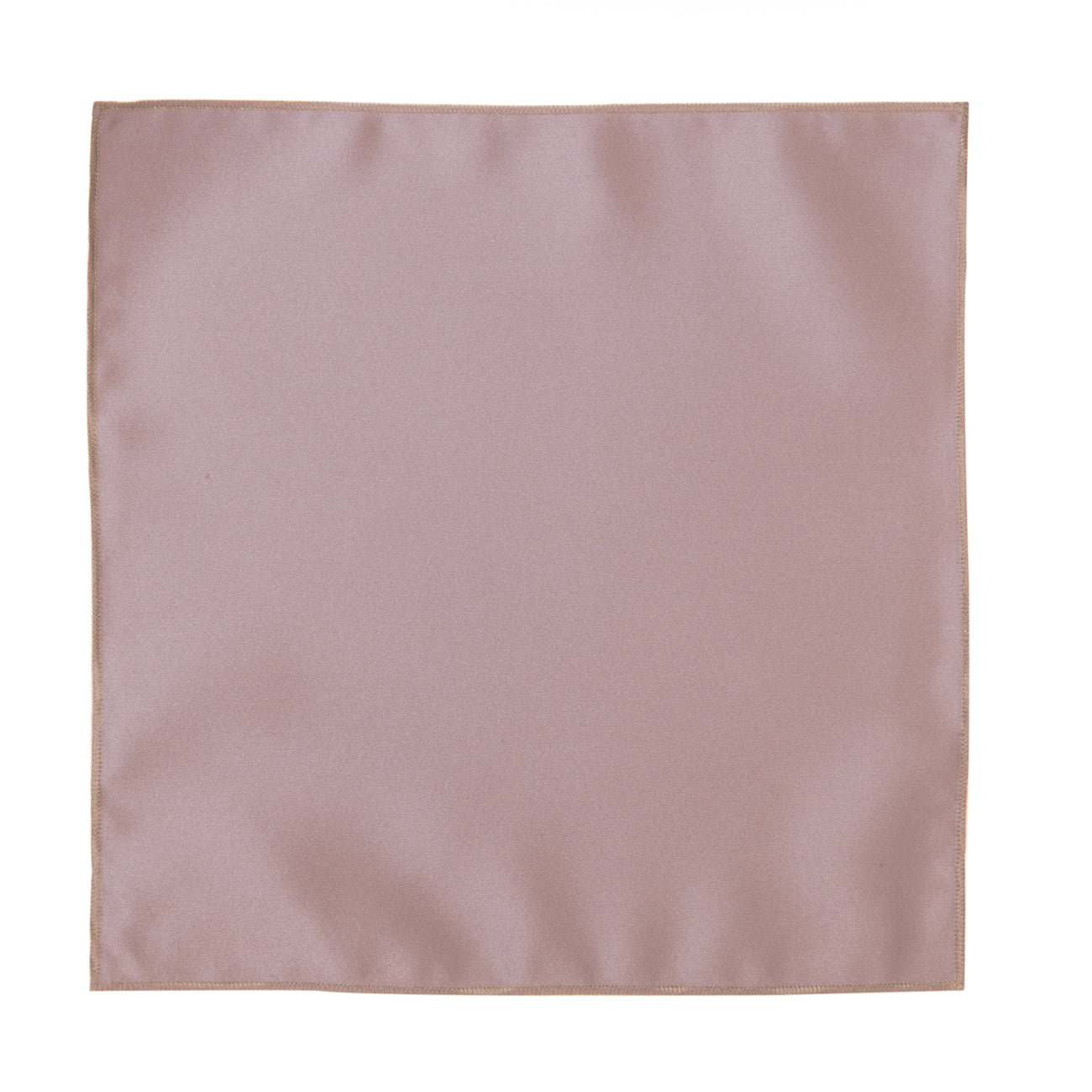 Dark Blush Satin Pocket Square