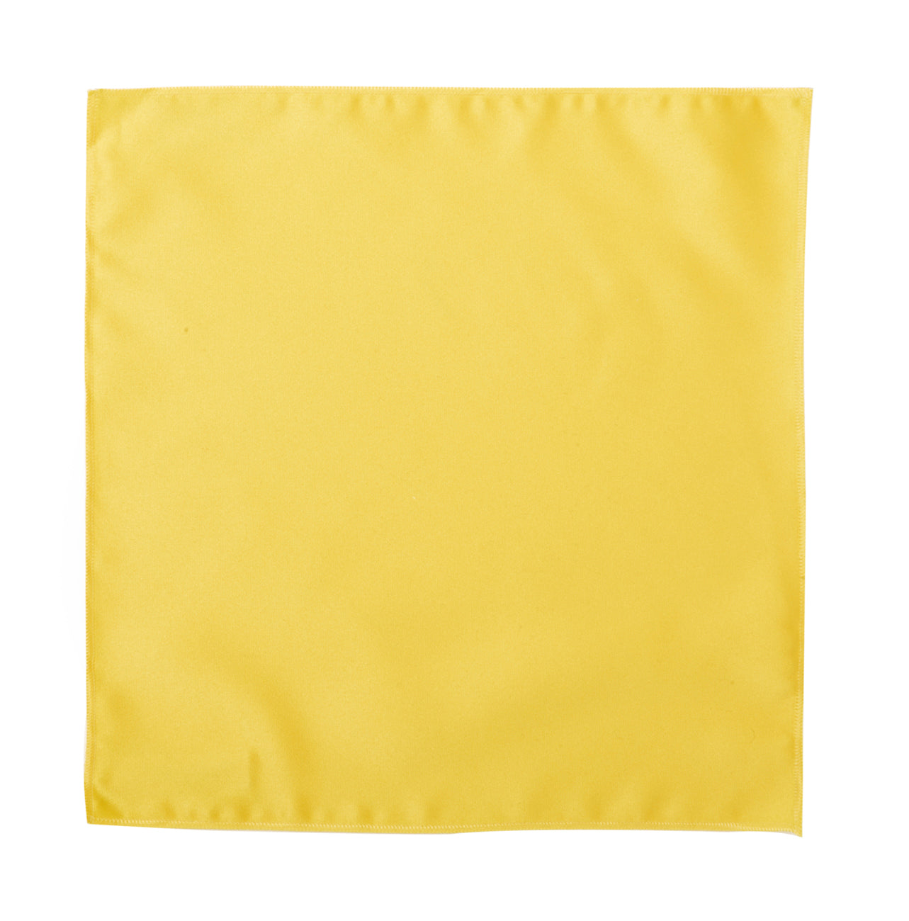 Sunbeam Yellow Satin Pocket Square