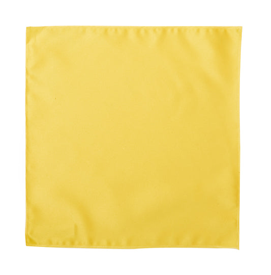 Sunbeam Yellow Satin Pocket Square