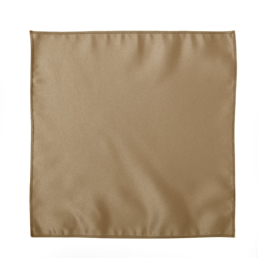 Latte Satin Pocket Square