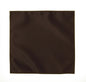 Chocolate Satin Pocket Square