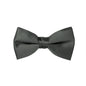 Charcoal Satin Bow Tie