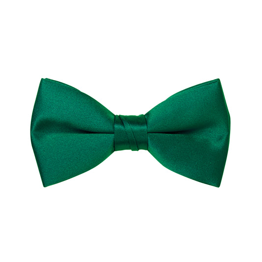 Emerald Green Satin Bow Tie