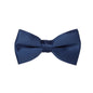 Navy Satin Bow Tie