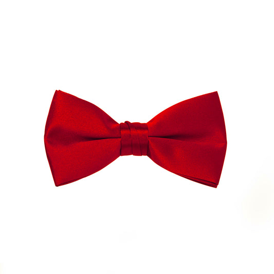 Red Satin Bow Tie