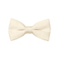 Ivory Satin Bow Tie