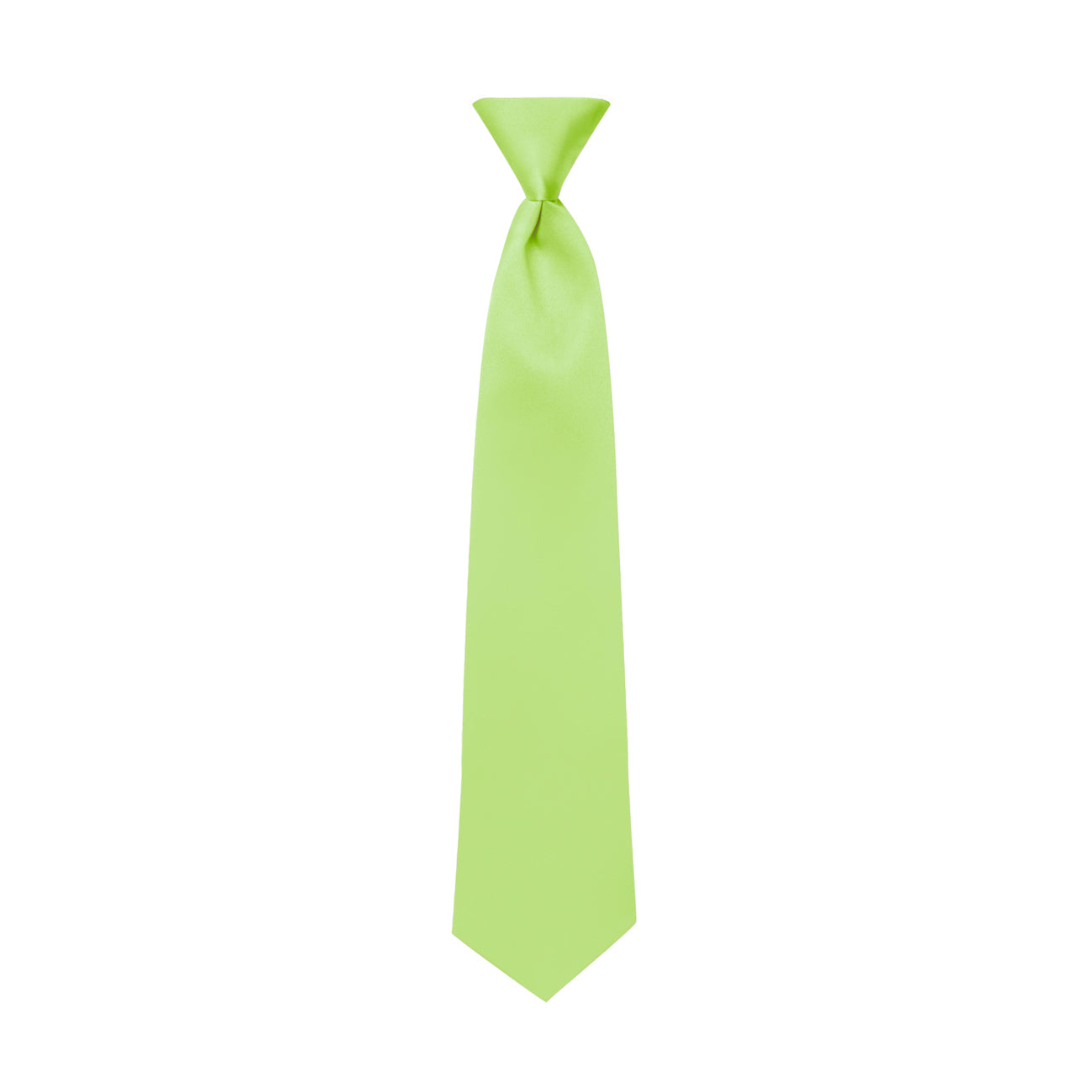 Lime Green Satin Windsor Tie