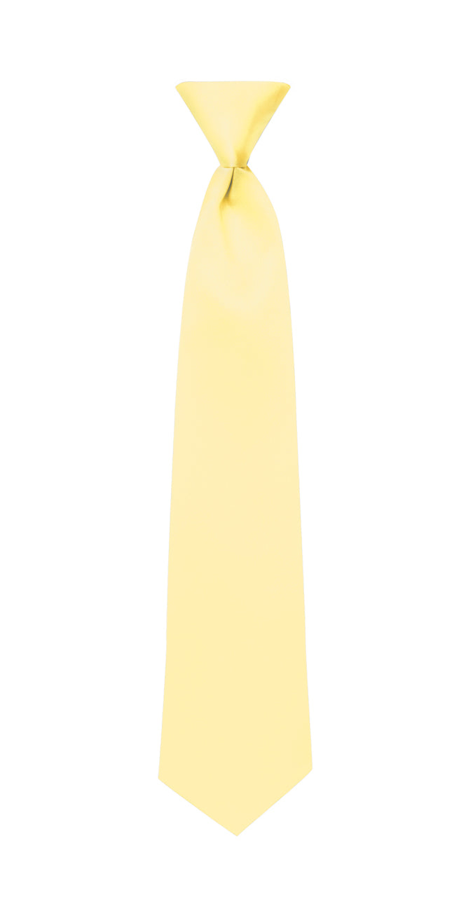 Buttercup Yellow Satin Windsor Tie