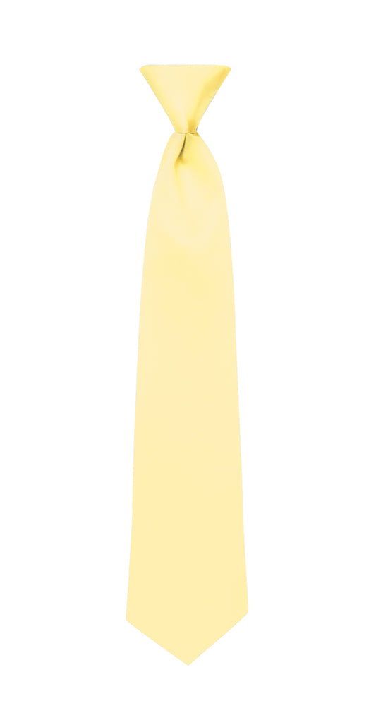 Buttercup Yellow Satin Windsor Tie