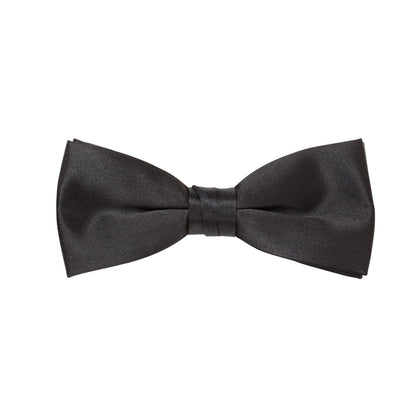 Black Satin Bow Tie