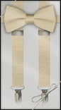 Champagne Clip On Suspender