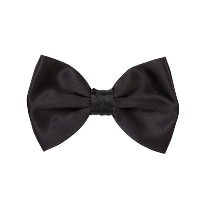 Black Satin Bow Tie