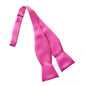 Hot Pink Satin Self Tie Bow Tie