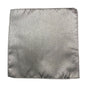 Silver Metallic Pocket Square