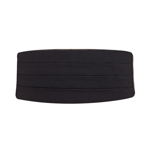 Black Satin Cummerbund