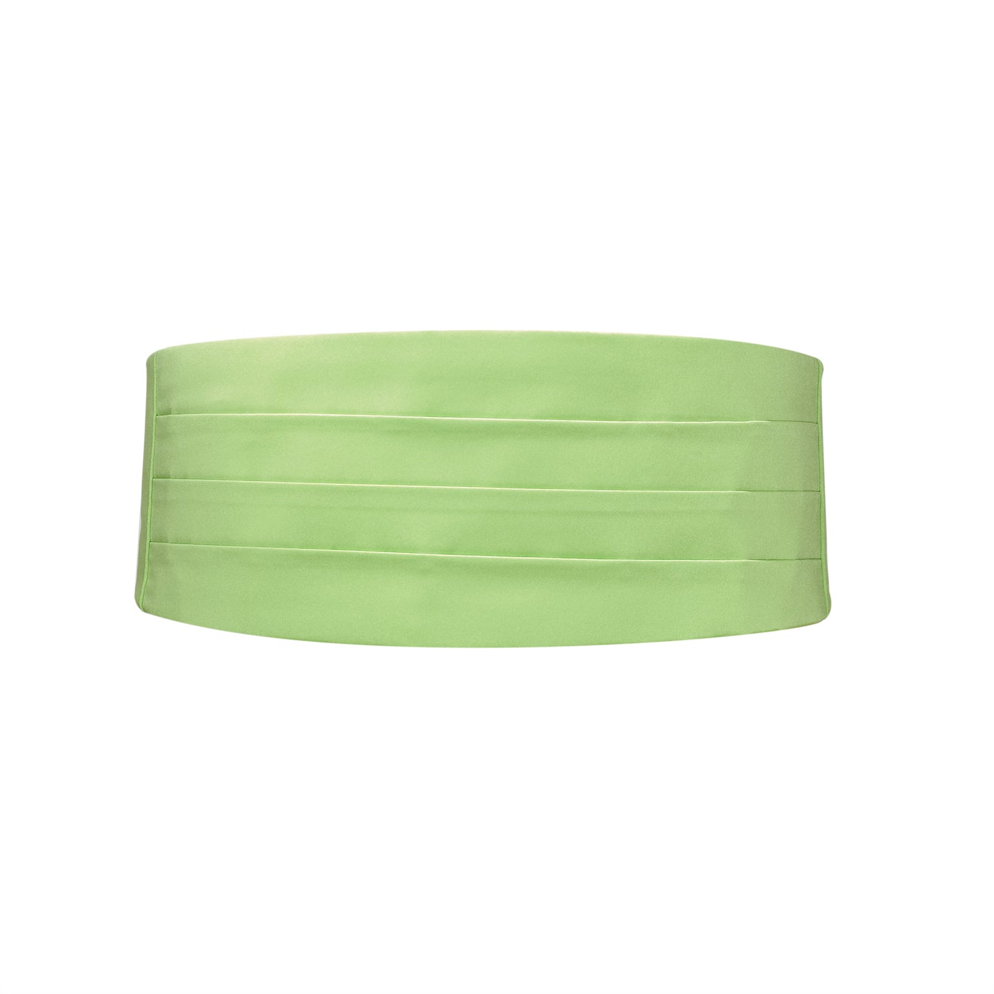 Lime Green Satin Cummerbund