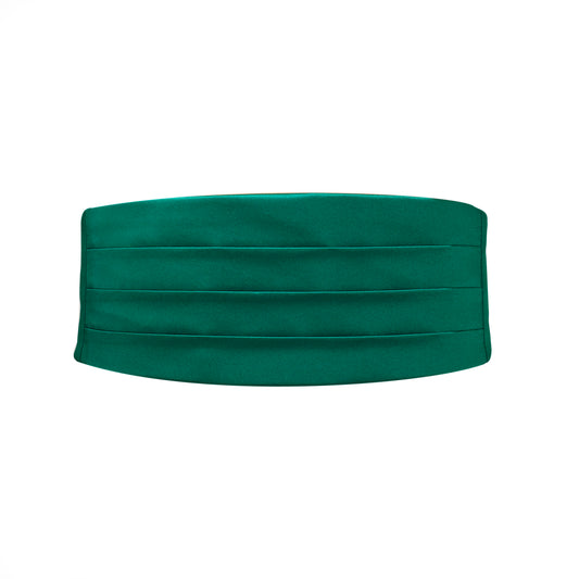 Emerald Green Satin Cummerbund