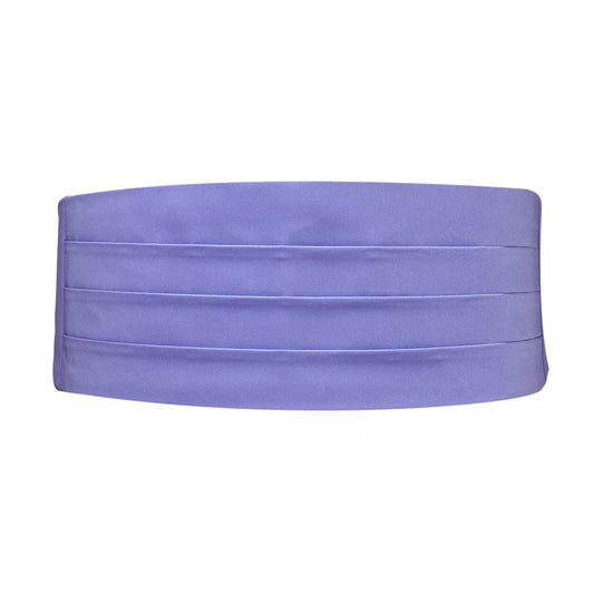 Porto Lavender Satin Cummerbund