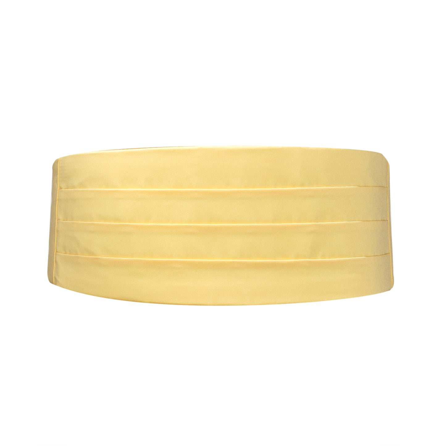 Canary Yellow Satin Cummerbund