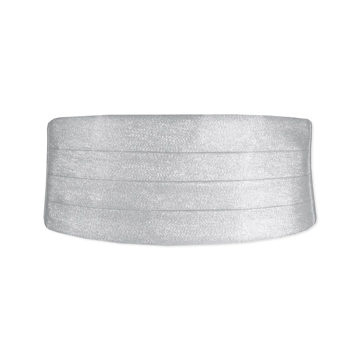 Silver Metallic Cummerbund