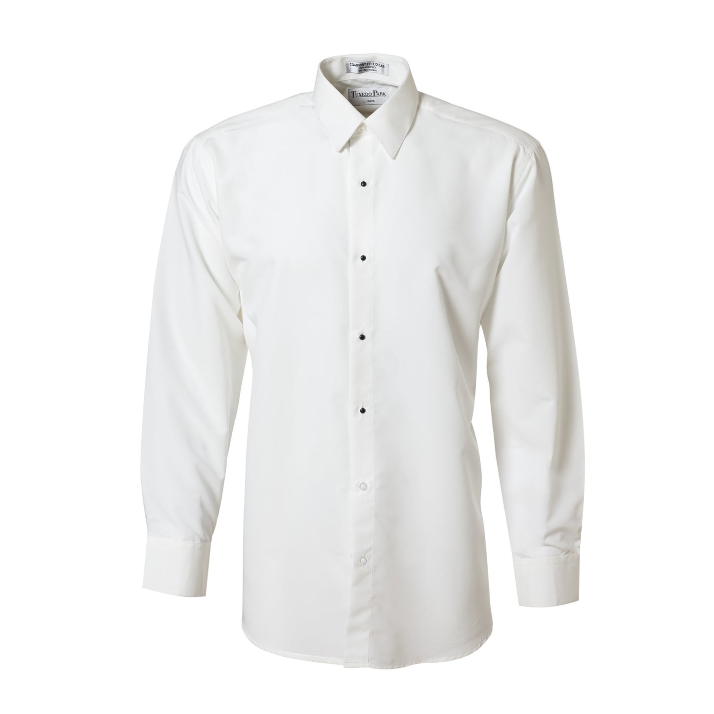 Ivory Microfiber Tuxedo Shirt