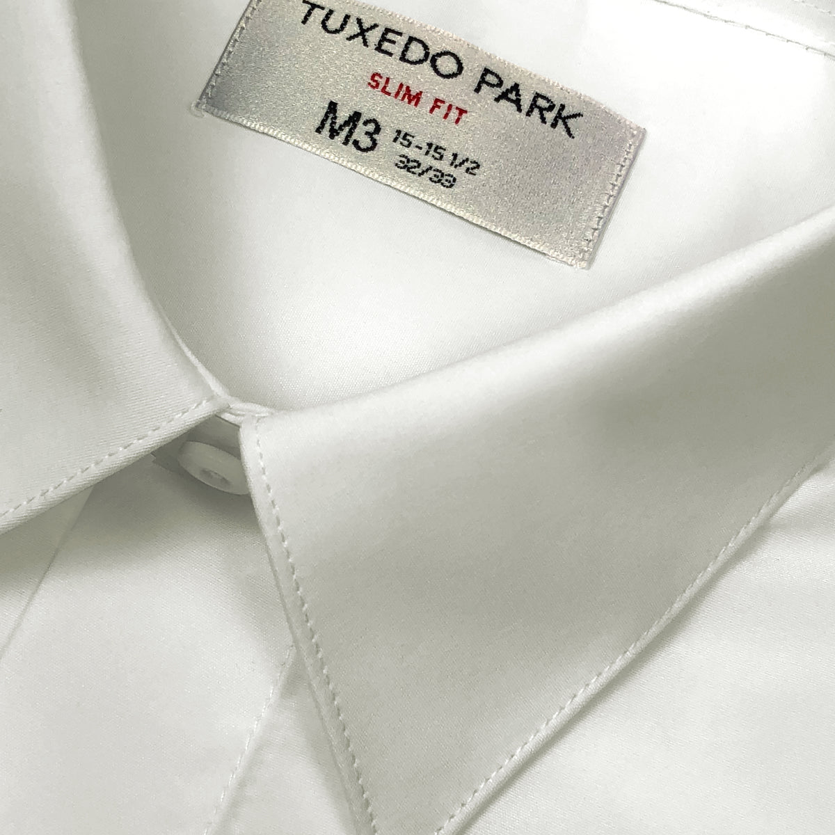 Ivory Microfiber Tuxedo Shirt - Unpackaged