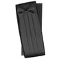 Silk Pre Tied Bow & Cummerbund Box Set