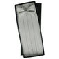 Silk Pre Tied Bow & Cummerbund Box Set