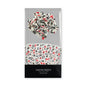 White & Red Floral Lapel Pin & Hanky Set