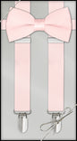 Light Pink Clip On Suspender