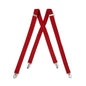 Red Clip On Suspender