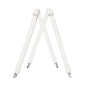 White Clip On Suspender