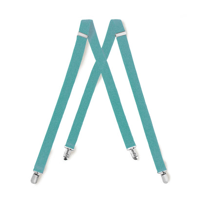 Tiffany Blue Clip On Suspender