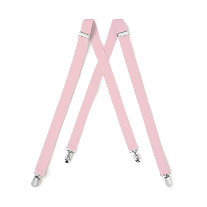 Light Pink Clip On Suspender