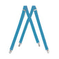 Caribbean Blue Clip On Suspender