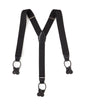 Black Button End Suspender